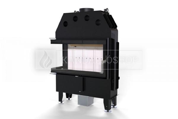 Defro Home Intra ME SLIM légfűtéses kandallóbetét sík üveggel kandalloshop