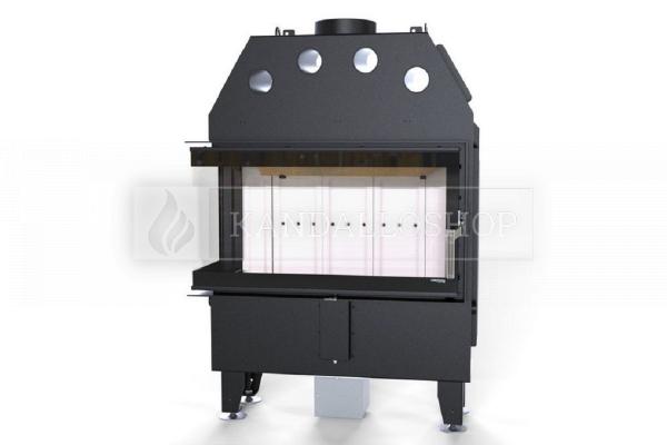 Defro Home Intra ME SLIM légfűtéses kandallóbetét sík üveggel kandalloshop