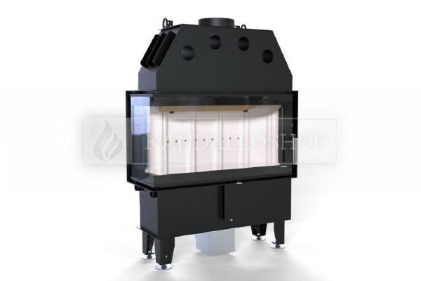 Defro Home Intra ME SLIM légfűtéses kandallóbetét sík üveggel kandalloshop