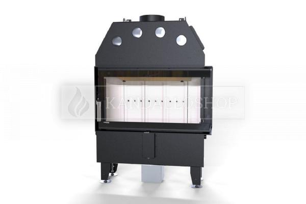 Defro Home Intra ME BP SLIM légfűtéses kandallóbetét jobbos sarki üveggel kandalloshop