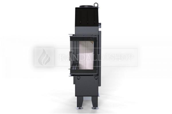 Defro Home Intra ME BP SLIM légfűtéses kandallóbetét jobbos sarki üveggel kandalloshop