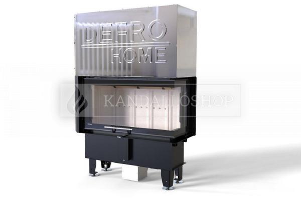 Defro Home Intra ME BP SLIM légfűtéses kandallóbetét jobbos sarki üveggel kandalloshop