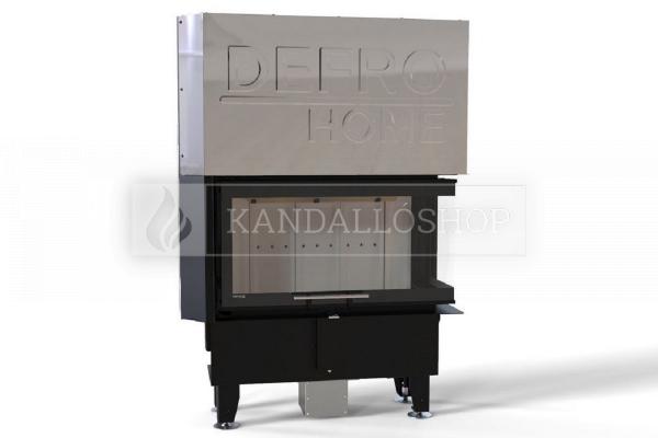 Defro Home Intra ME BP SLIM légfűtéses kandallóbetét jobbos sarki üveggel kandalloshop