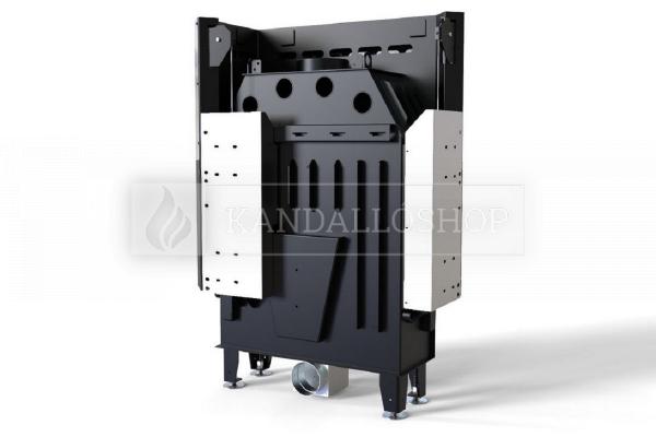 Defro Home Intra ME BP SLIM légfűtéses kandallóbetét jobbos sarki üveggel kandalloshop