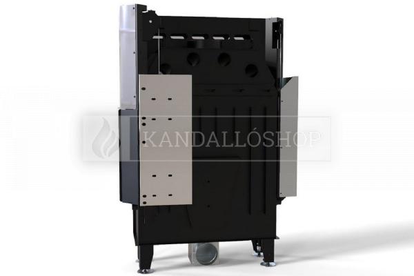 Defro Home Intra ME BP SLIM légfűtéses kandallóbetét jobbos sarki üveggel kandalloshop