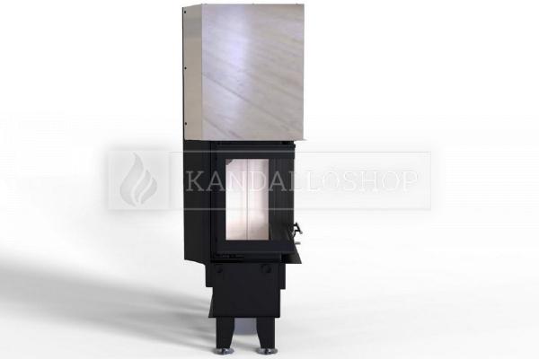 Defro Home Intra ME BL SLIM G légfűtéses kandallóbetét balos sarki üveggel kandalloshop