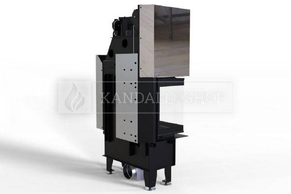 Defro Home Intra ME BL SLIM G légfűtéses kandallóbetét balos sarki üveggel kandalloshop