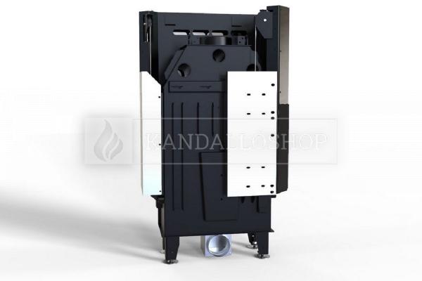 Defro Home Intra ME BL SLIM G légfűtéses kandallóbetét balos sarki üveggel kandalloshop