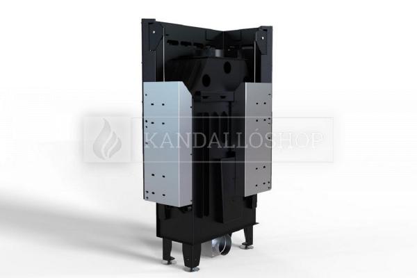 Defro Home Intra ME BL SLIM G légfűtéses kandallóbetét balos sarki üveggel kandalloshop