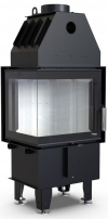 Defro Home Intra XSM BL MINI balos sarok légfűtéses kandallóbetét kandalloshop