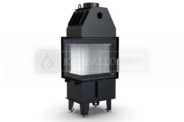 Defro Home Intra XSM BL MINI balos sarok légfűtéses kandallóbetét kandalloshop