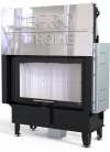 Defro Home Intra LA G légfűtéses kandallóbetét sík üveggel és tolóajtóval kandalloshop