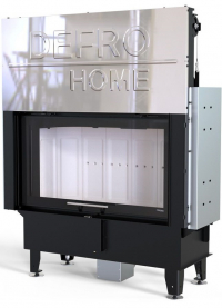 Defro Home Intra LA G légfűtéses kandallóbetét sík üveggel és tolóajtóval