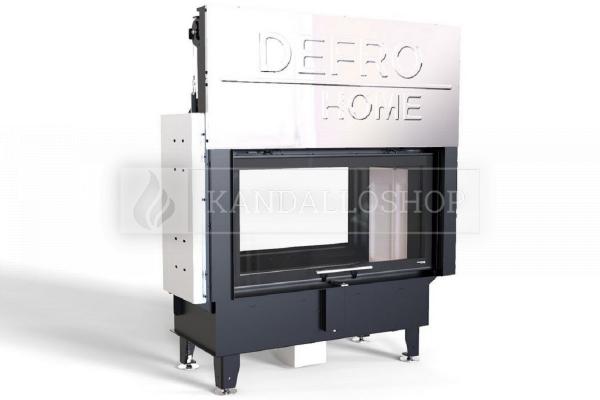 Defro Home Intra LA T G légfűtéses kandallóbetét sík kétoldalas üveggel és liftes tolóajtóval kandalloshop
