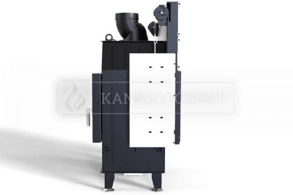 Defro Home Intra LA T G légfűtéses kandallóbetét sík kétoldalas üveggel és liftes tolóajtóval kandalloshop