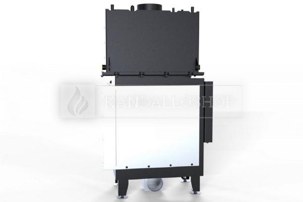 Defro Home RIVA SM BL SHORT vízteres sarki üvegű kandallóbetét 