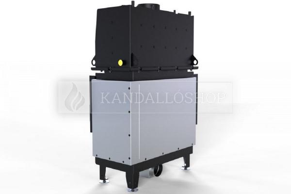 Defro Home RIVA ME BL SHORT légfűtéses sarki üvegű kandallóbetét kandalloshop