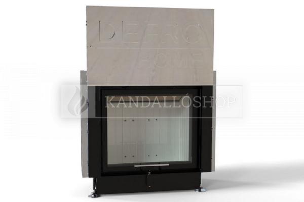 Defro Home Portal ME G légfűtéses kandallóbetét sík üveggel és liftes tolóajtóval kandalloshop