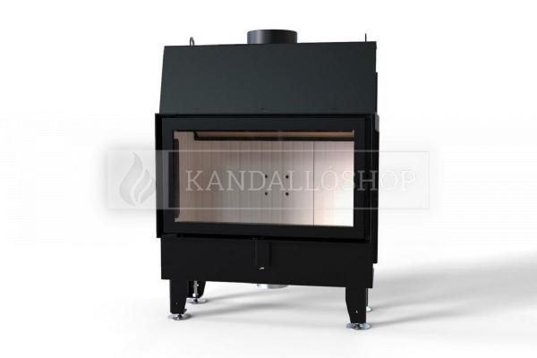 Defro Home IMPULS ME légfűtéses kandallóbetét sík üveggel kandalloshop