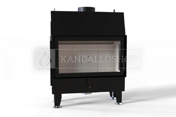 Defro Home IMPULS ME légfűtéses kandallóbetét sík üveggel kandalloshop