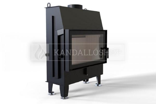 Defro Home IMPULS ME légfűtéses kandallóbetét sík üveggel kandalloshop