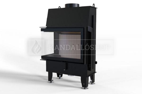 Defro Home IMPULS SM BL légfűtéses kandallóbetét balos sarki üveggel kandalloshop