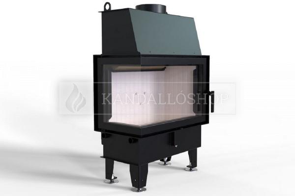 Defro Home IMPULS SM BL légfűtéses kandallóbetét balos sarki üveggel kandalloshop