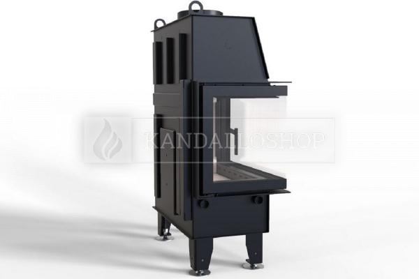 Defro Home IMPULS SM BL légfűtéses kandallóbetét balos sarki üveggel kandalloshop