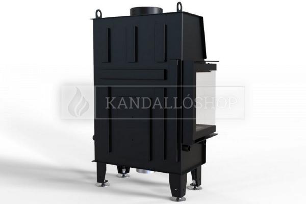 Defro Home IMPULS SM BL légfűtéses kandallóbetét balos sarki üveggel kandalloshop