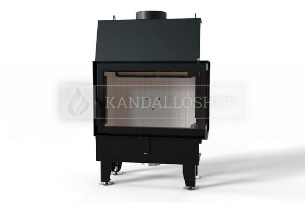 Defro Home IMPULS SM BP légfűtéses kandallóbetét jobbos sarki üveggel kandalloshop