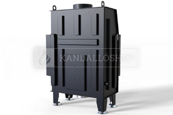 Defro Home IMPULS SM BP légfűtéses kandallóbetét jobbos sarki üveggel kandalloshop