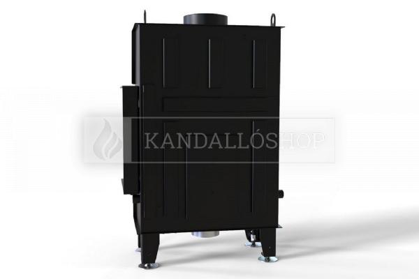 Defro Home IMPULS SM BP légfűtéses kandallóbetét jobbos sarki üveggel kandalloshop