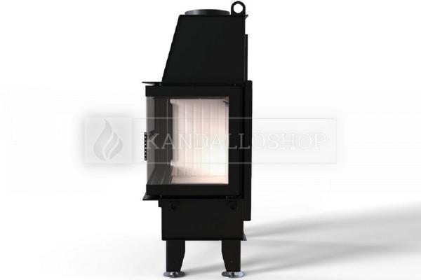 Defro Home IMPULS SM BP légfűtéses kandallóbetét jobbos sarki üveggel kandalloshop