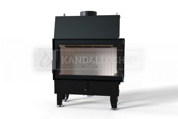 Defro Home IMPULS ME BP légfűtéses kandallóbetét jobbos sarki üveggel kandalloshop