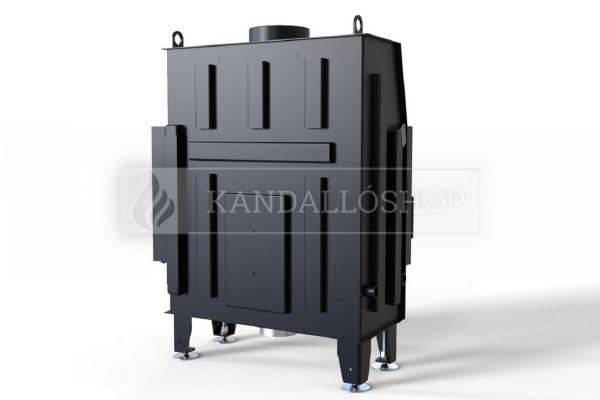 Defro Home IMPULS ME BP légfűtéses kandallóbetét jobbos sarki üveggel kandalloshop