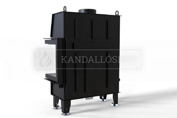 Defro Home IMPULS ME BP légfűtéses kandallóbetét jobbos sarki üveggel kandalloshop