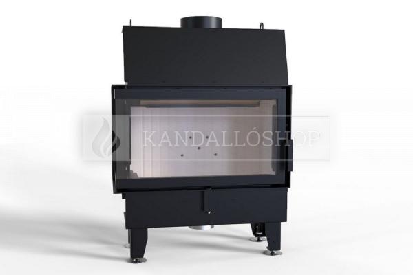 Defro Home IMPULS ME BL légfűtéses kandallóbetét balos sarki üveggel kandalloshop