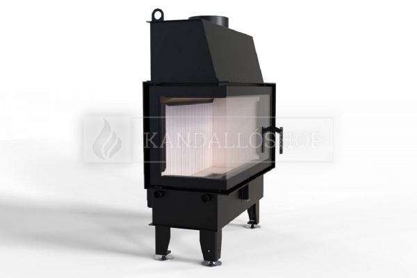 Defro Home IMPULS ME BL légfűtéses kandallóbetét balos sarki üveggel kandalloshop