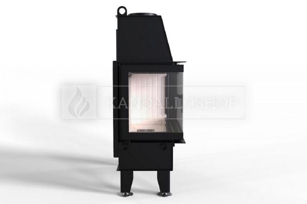 Defro Home IMPULS ME BL légfűtéses kandallóbetét balos sarki üveggel kandalloshop