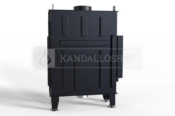 Defro Home IMPULS ME BL légfűtéses kandallóbetét balos sarki üveggel kandalloshop