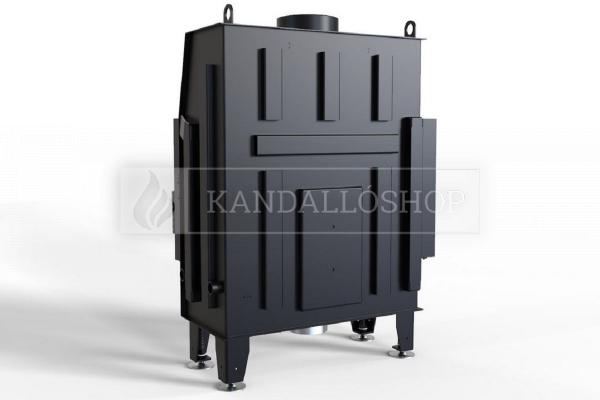 Defro Home IMPULS ME BL légfűtéses kandallóbetét balos sarki üveggel kandalloshop