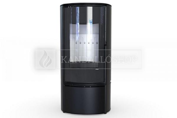 Defro Home Orbis kandallókályha lekerekített üvegezéssel kandalloshop