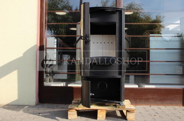 Defro Home Orbis kandallókályha lekerekített üvegezéssel kandalloshop