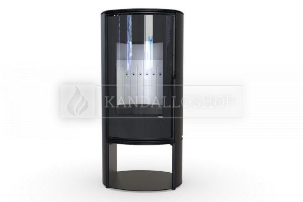 Defro Home Orbis LOG kandallókályha lekerekített üvegezéssel kandalloshop