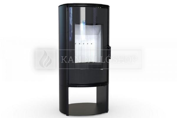 Defro Home Orbis LOG kandallókályha lekerekített üvegezéssel kandalloshop