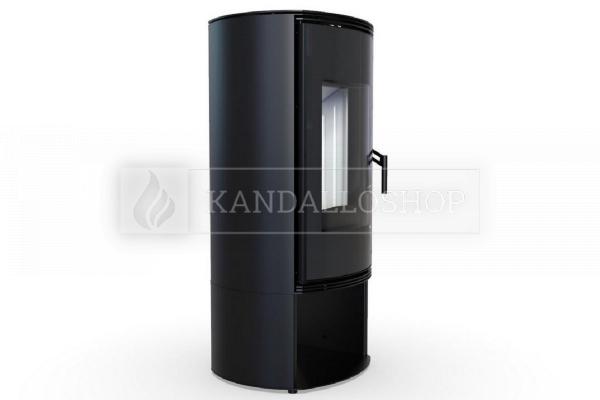 Defro Home Orbis LOG kandallókályha lekerekített üvegezéssel kandalloshop