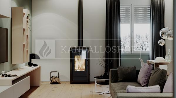 Defro Home IGNIS kandallókályha sík üvegezéssel kandalloshop