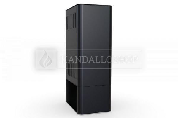 Defro Home SOLUM LOG acél kandallókályha sík üveggel alul fatárolóval kandalloshop