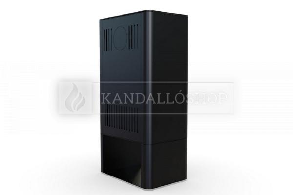 Defro Home SOLUM LOG acél kandallókályha sík üveggel alul fatárolóval kandalloshop