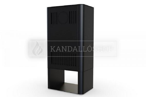 Defro Home SOLUM LOG acél kandallókályha sík üveggel alul fatárolóval kandalloshop